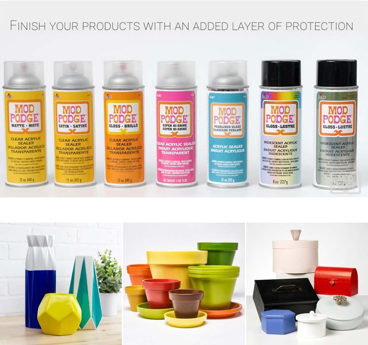 Mod Podge Spray Acrylic Sealer that is Specifically Formulated to Seal —  Grand River Art Supply