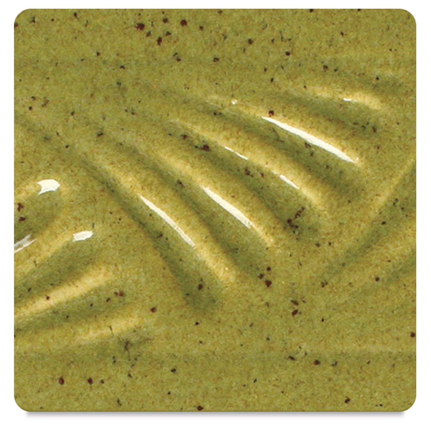 Amaco Potter&#x27;s Choice Glaze - Gallon, Deep Olive Speckle