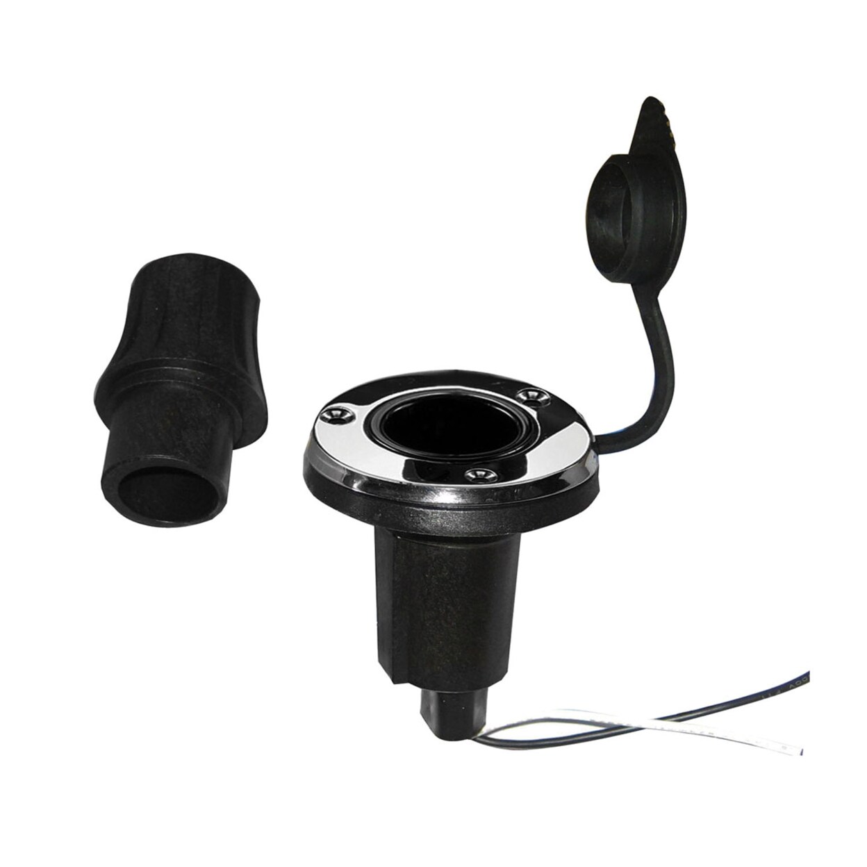 Perko   Locking Collar Pole Light Mounting Base - 2 Pin - Round.