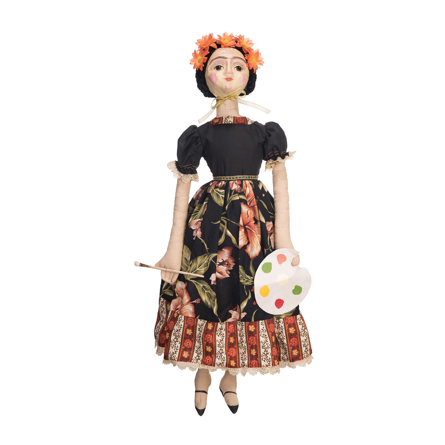 Frida Kahlo Art Doll Halloween Fall Harvest Art Doll Decor Decoration