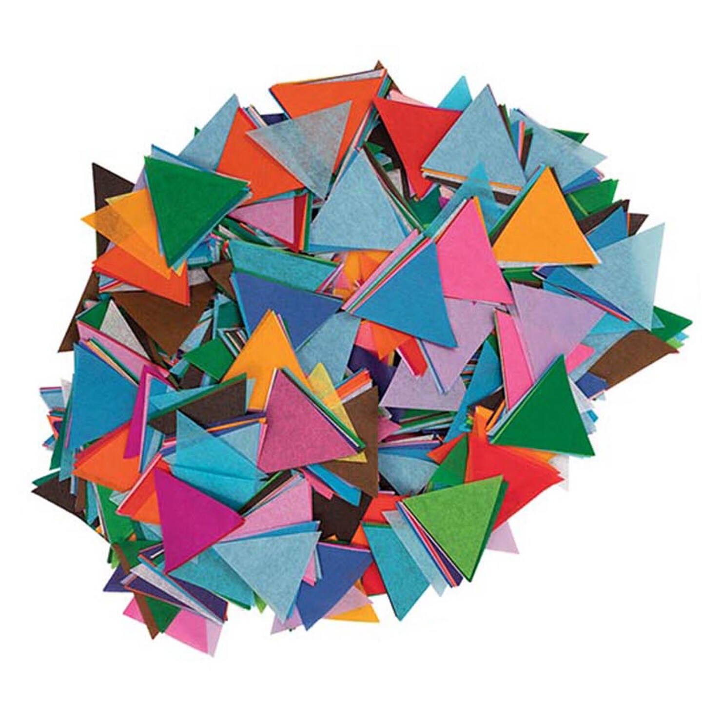 Bleeding Tissue Shapes Assortment, 25 Assorted Colors, Assorted Sizes &#x26; Shapes, 500 grams