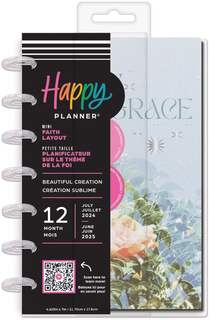 Happy Planner Mini 12-Month Planner-Beautiful Creation; July &#x27;24 - Dec &#x27;25