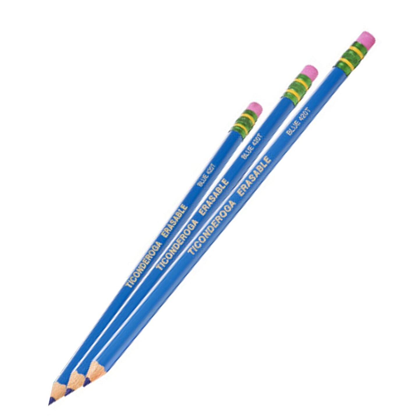 Erasable Colored Pencils&#x2122;, Blue, 12 Per Pack, 2 Packs