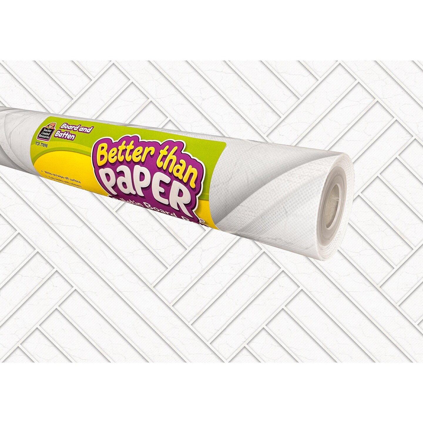 Better Than Paper&#xAE; Bulletin Board Roll, Board and Batten, 4-Pack