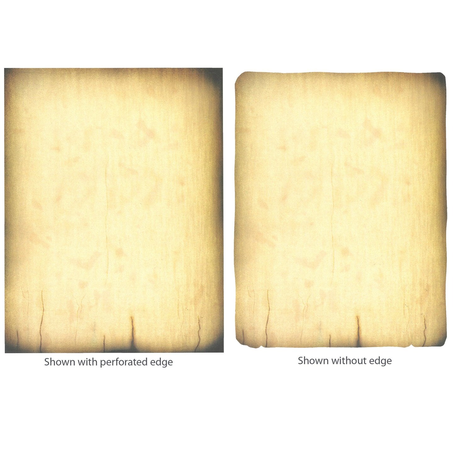 Antique Paper, 8-1/2&#x22; x 11&#x22;, 32 Sheets Per Pack, 2 Packs