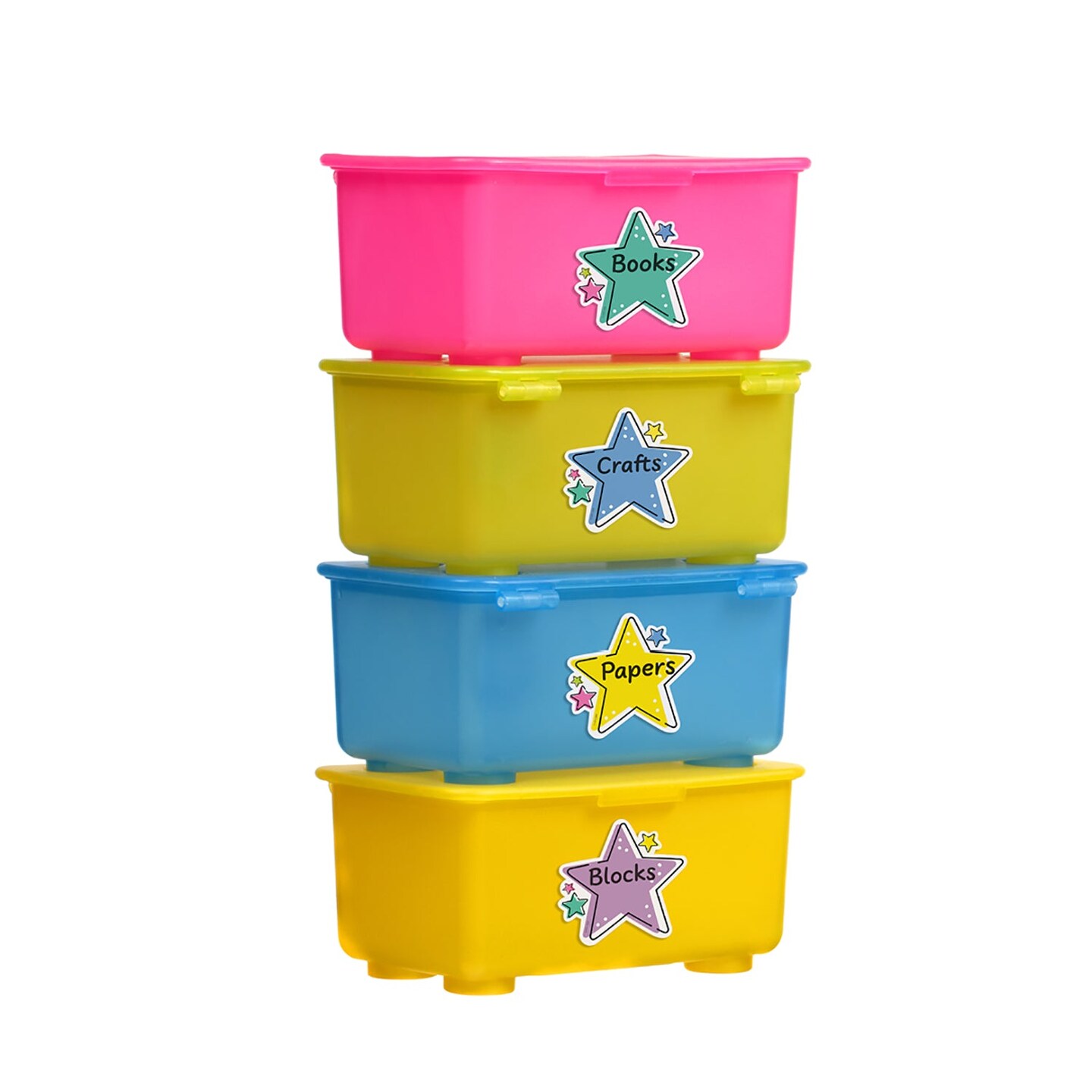Star Bright Stars 6&#x22; Designer Cut-Outs, 36 Per Pack, 3 Packs