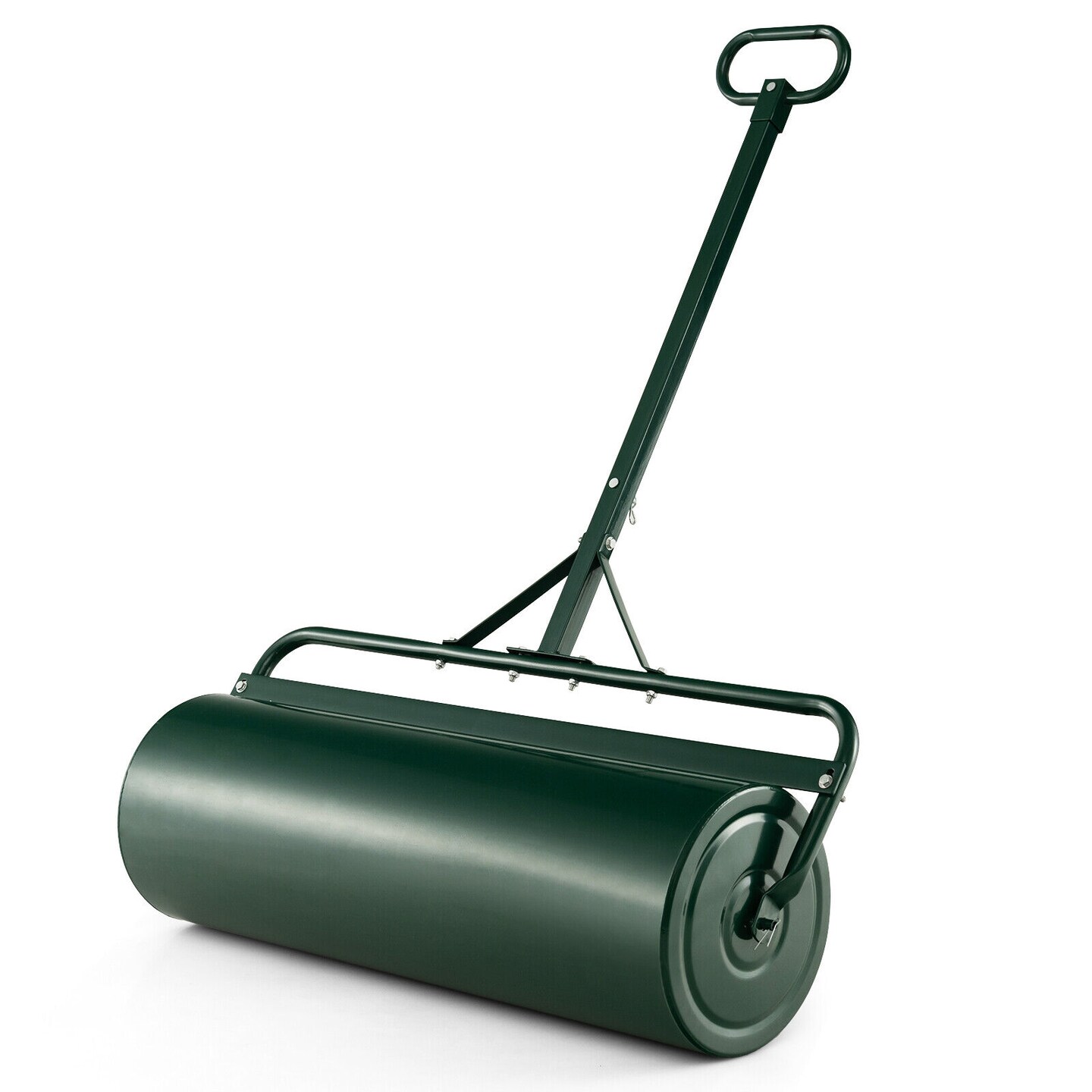 Metal Lawn Roller with Detachable Gripping Handle