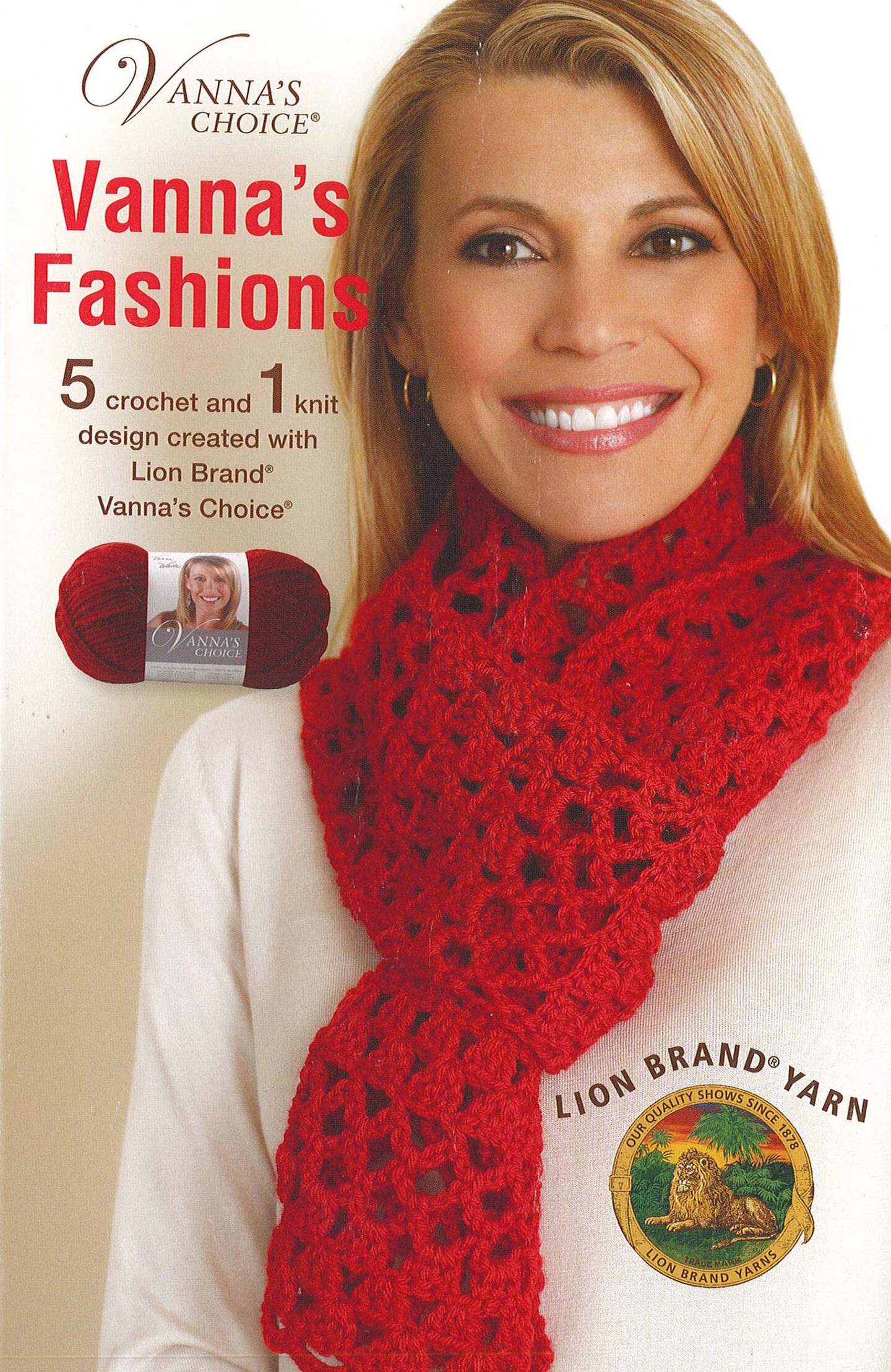 Leisure Arts Lion Brand Vanna&#x27;s Fashions Crochet Book