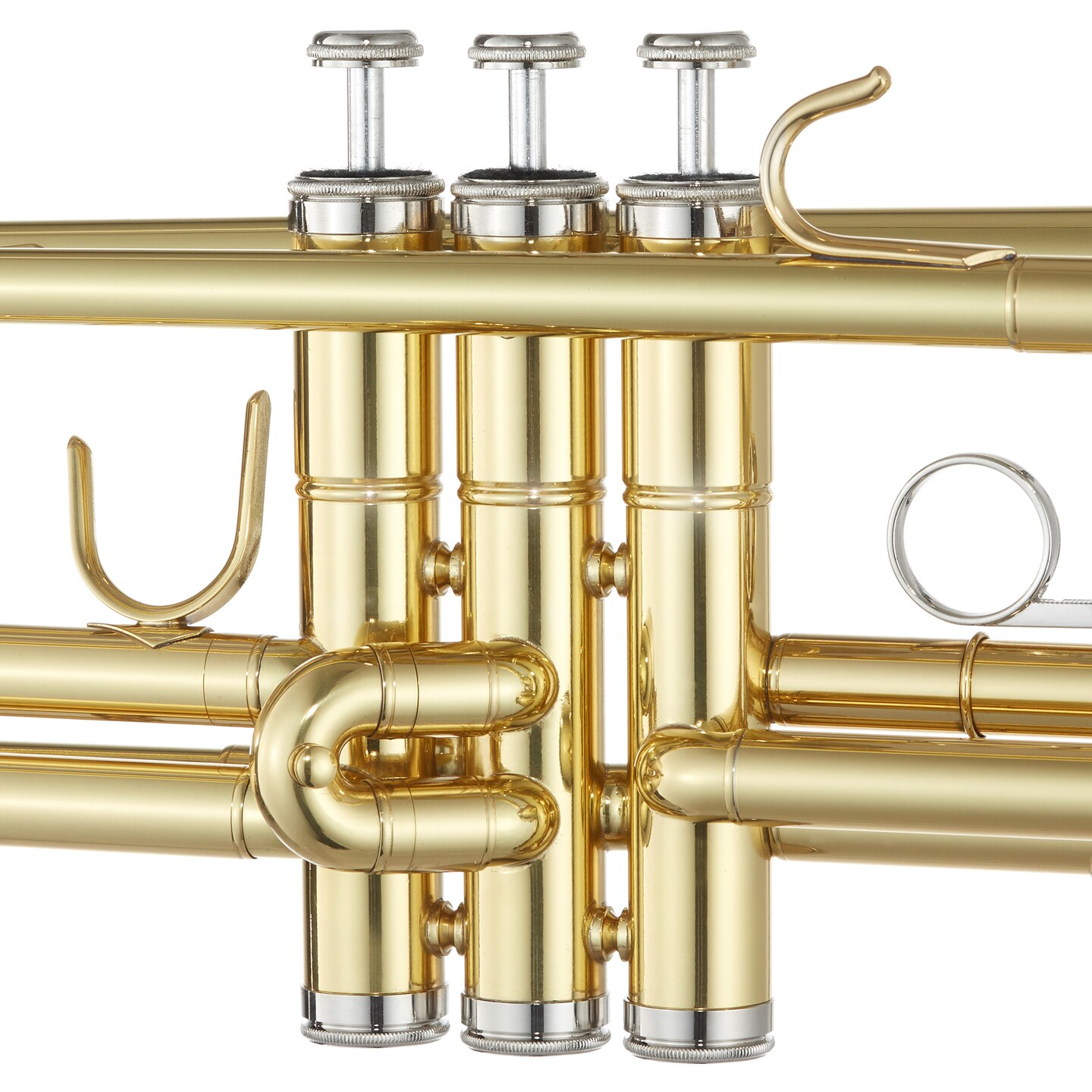 Ashthorpe Standard Bb Trumpet - Includes Case, Mouthpiece, Gloves, Cleaning Cloth, Valve Oil