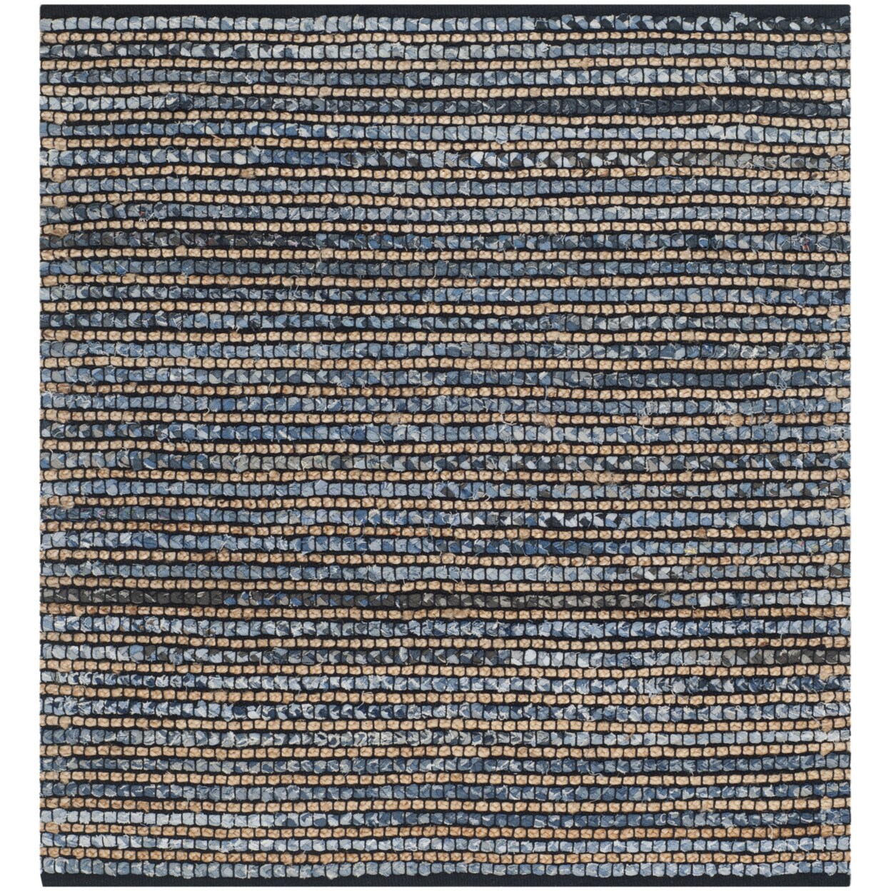 Safavieh Cape Cod Collection Cap365A Handwoven Blue Rug Area Rug Carpet Shag