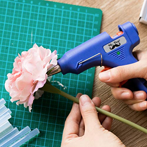 Glue Gun, Hot Glue Guns, with 10 Glue Gun Sticks, Glue Gun and Sticks Set, Hot Glue Gun Mini, Mini Glue Gun, Craft Glue Gun, Hot Glue Gun Set, Glue Gun Kit, Small Glue Gun, Mini Hot Glue Gun