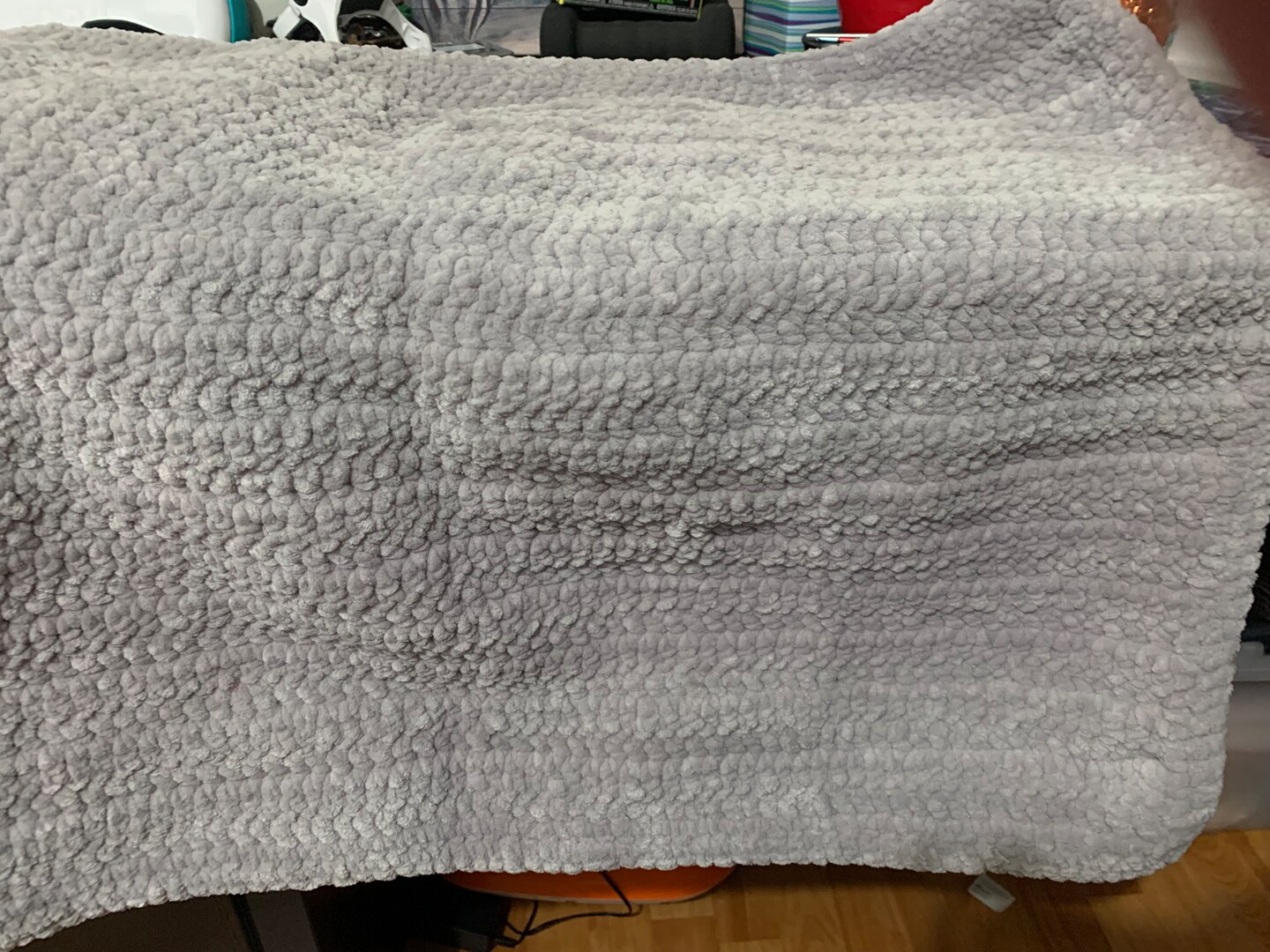 Thick Soft Light Grey Baby Blanket. MakerPlace by Michaels