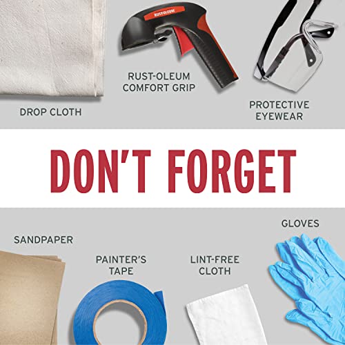 Rust-Oleum 223525 Stops Rust Multi-Color Textured Spray Paint, 12 Ounce (Pack of 1), Aged Iron, 12 Fl Oz