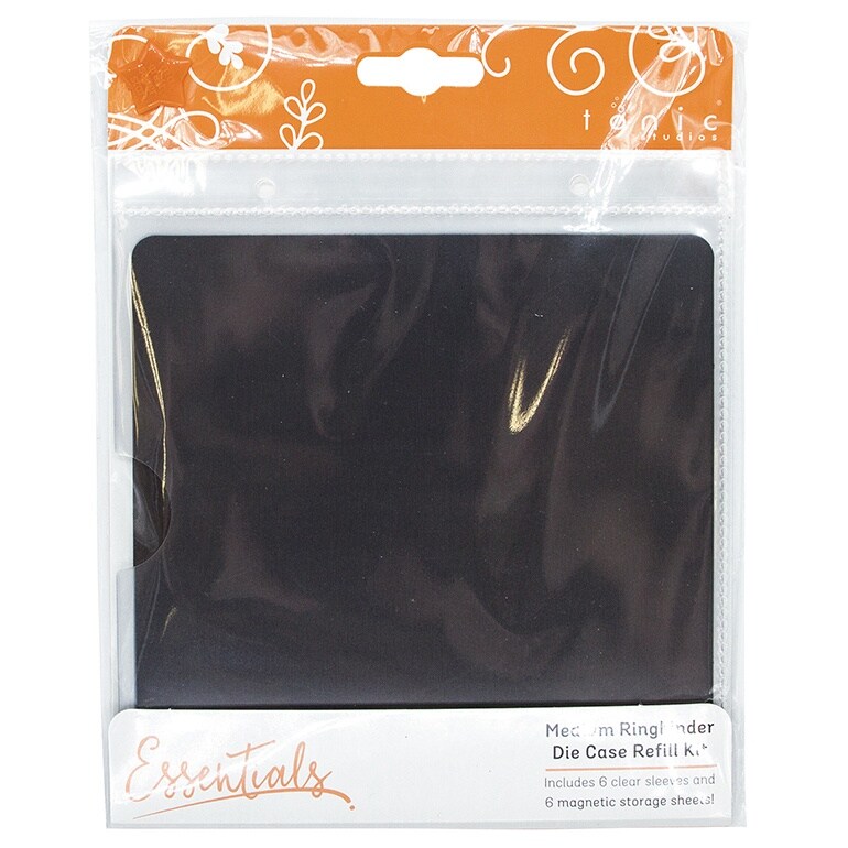 Tonic Studios Medium Binder Refills 6"X6" 6/Pkg-Magnetic Sheets W/Plastic Sleeves