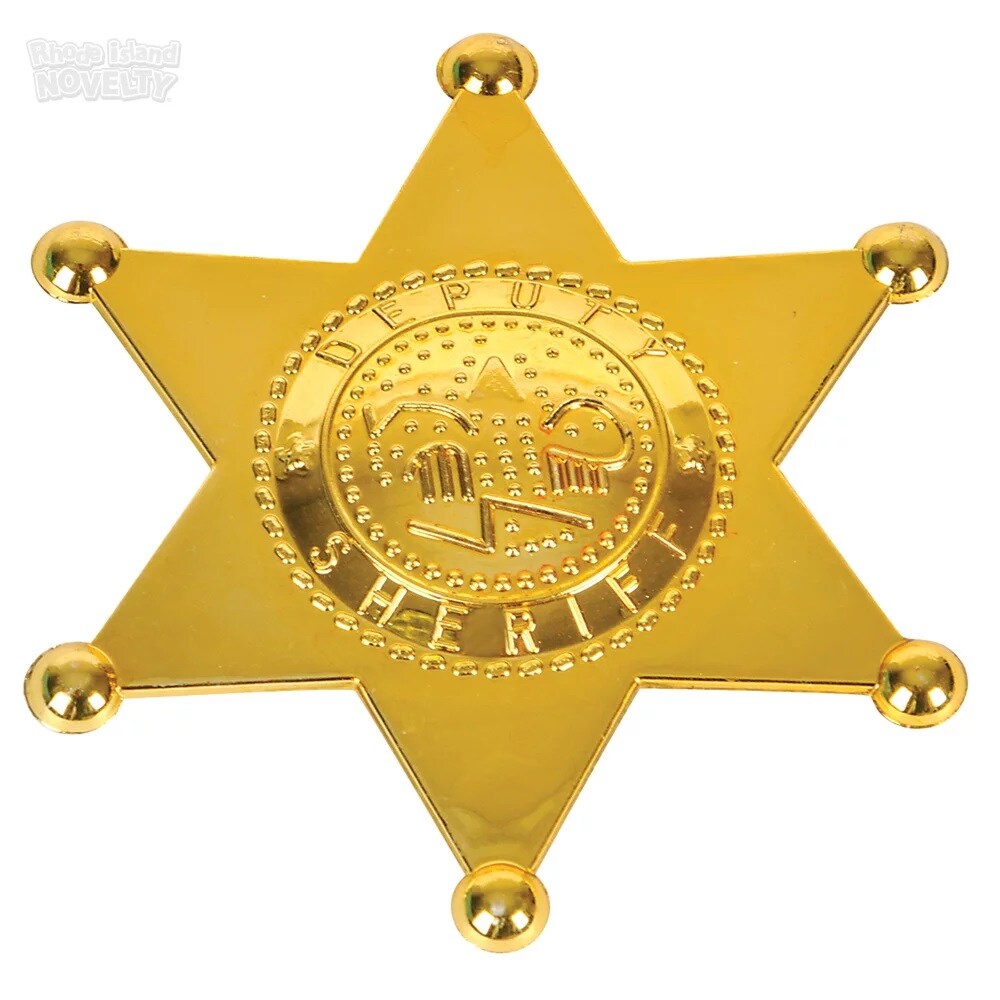 Rhode Island Novelty Plastic Sheriff Badge