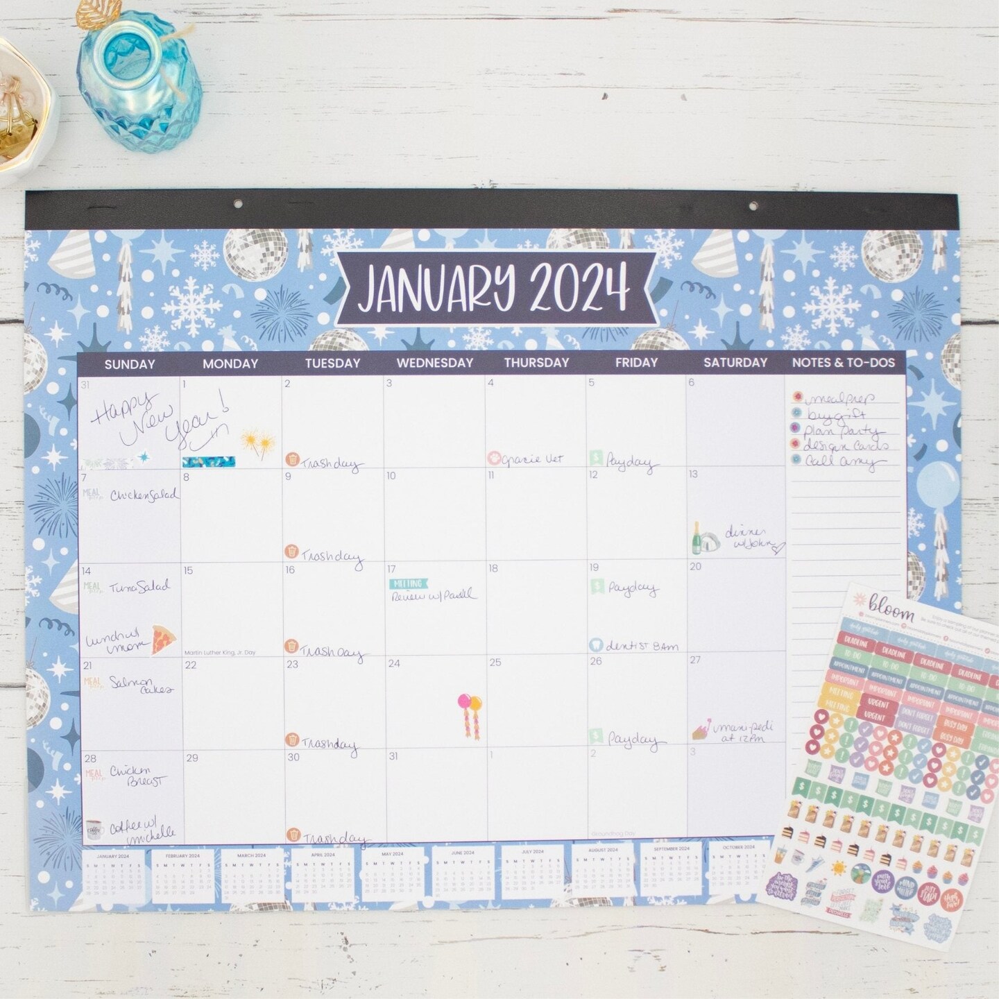 bloom 2024 Calendar Year Desk & Wall Calendar, 16 x 21, Seasonal – bloom  daily planners