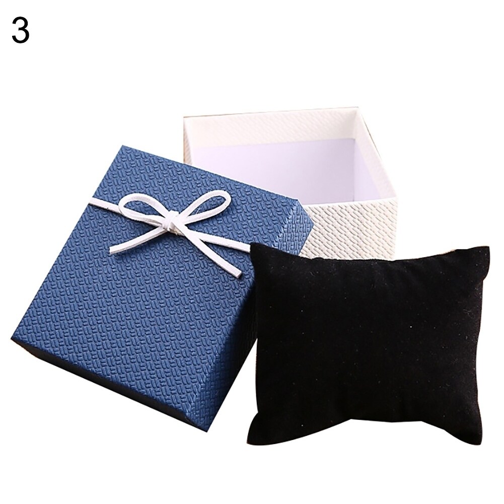 Generic Fashion Bowknot Square Mesh Multiple Colors Jewelry Gift Packing Storage Box