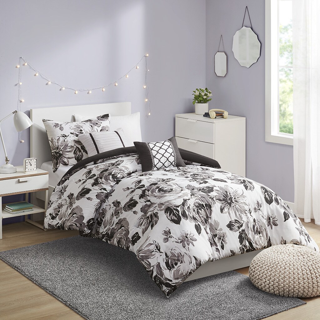 Gracie Mills   Floral Print Comforter Set