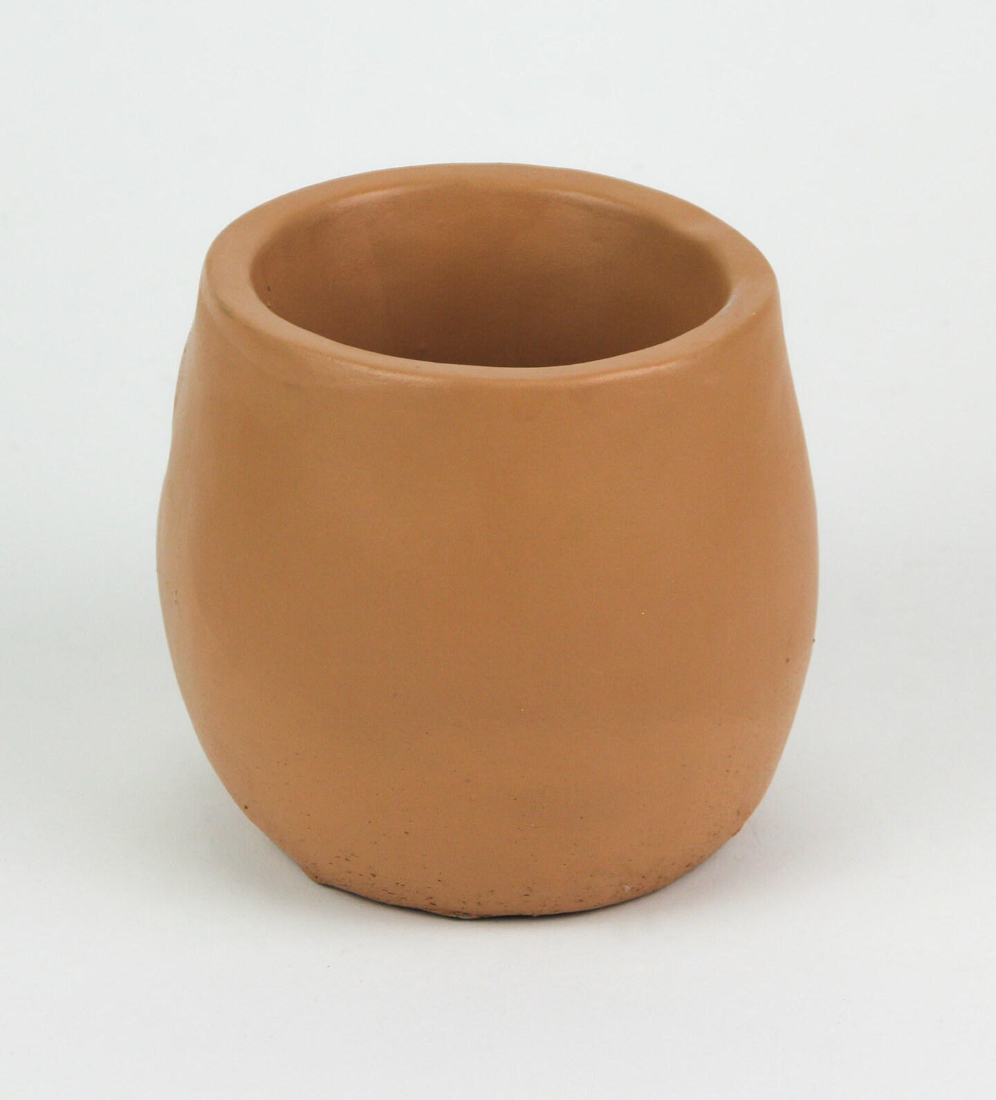 Adorable Sleepy Face Concrete Head Mini Planter 4.5 Inches High