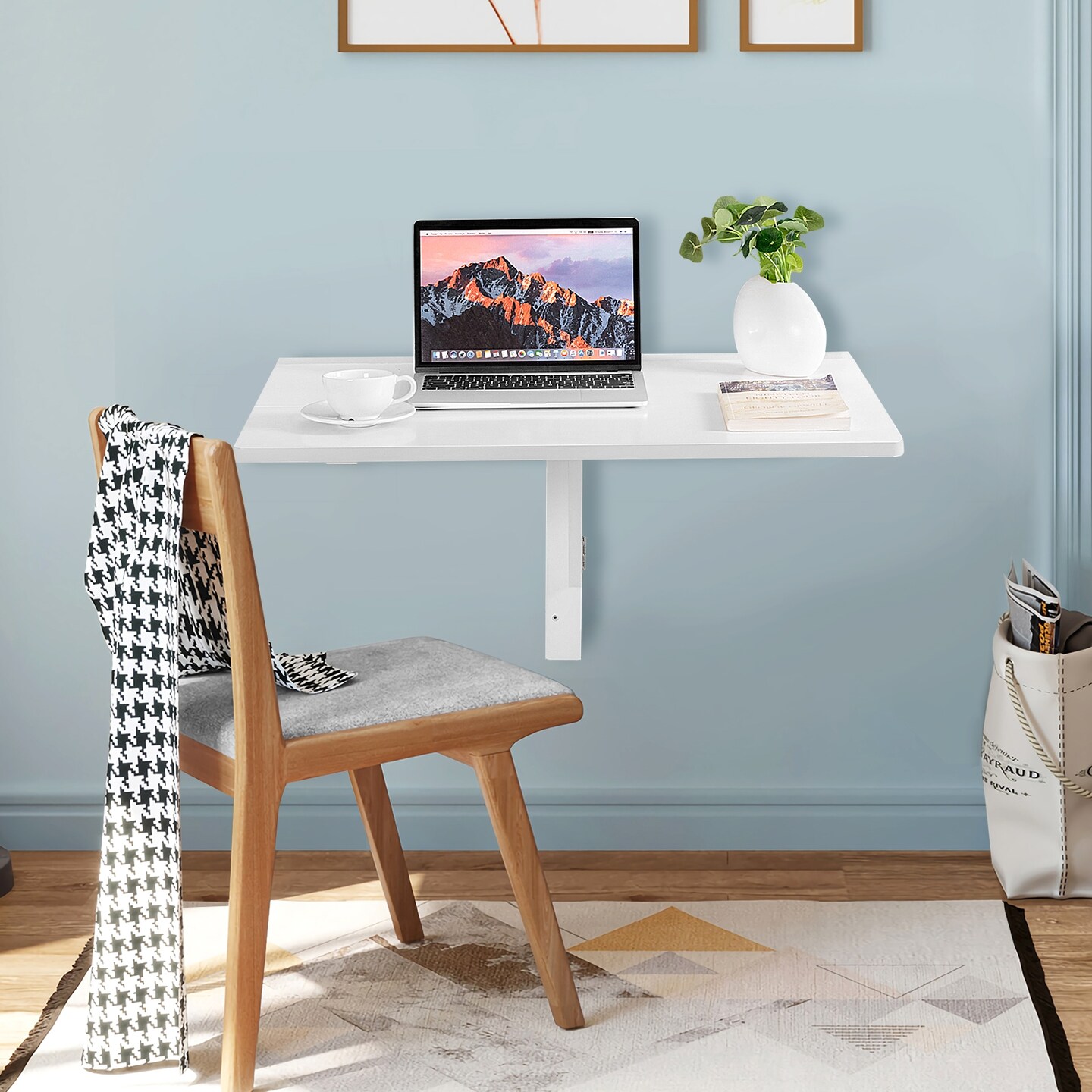 Wall Mounted Folding Table for Small Spaces