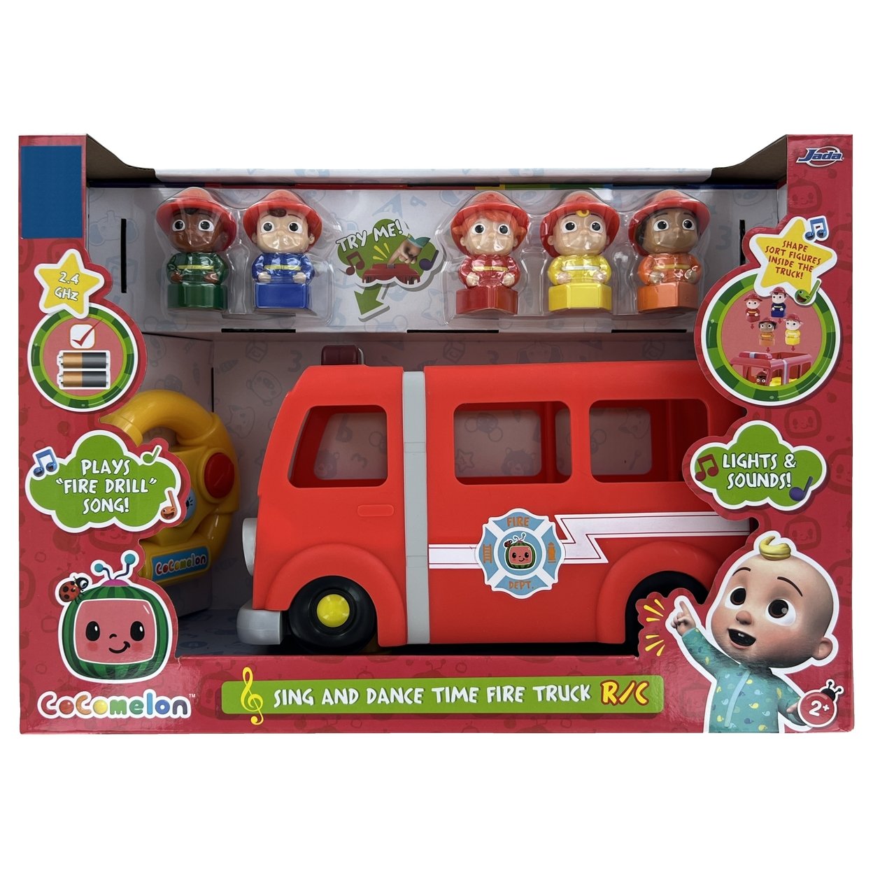 Cocomelon   Sing and Dance Time Fire Truck RC