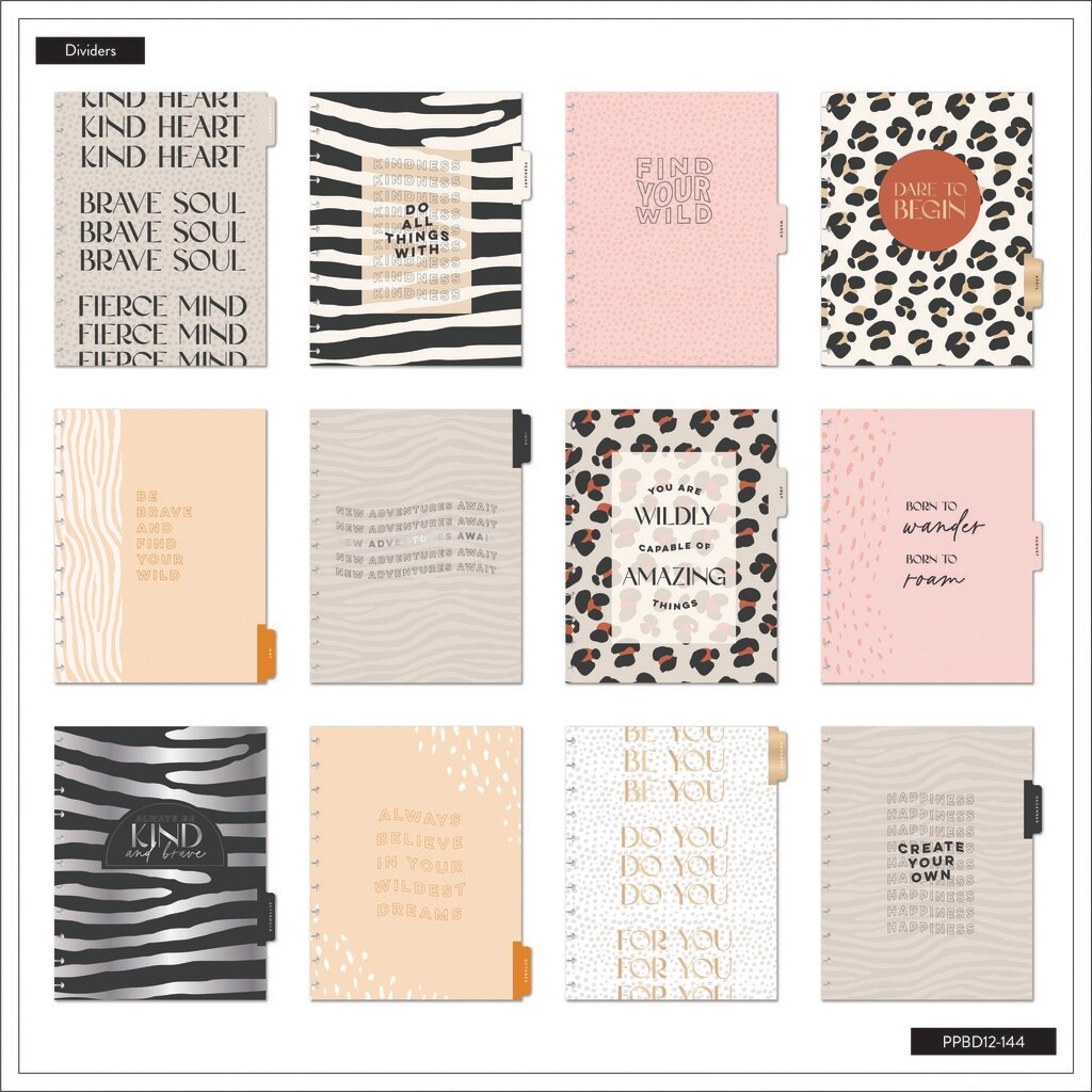 Happy Planner Big 12-Month Planner-Kind &#x26; Wild; Jan - Dec &#x27;24