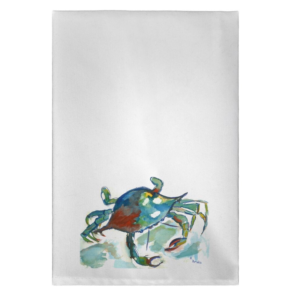 Betsy Drake Betsy&#x27;s Crab Guest Towel
