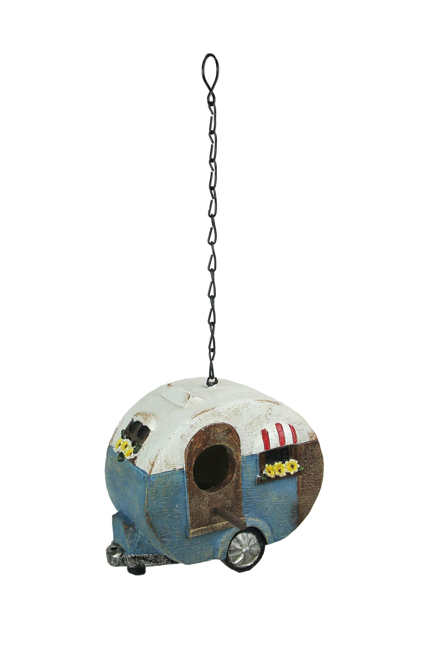 Rustic Country Travel Trailer Camper Birdhouse for Small Birds