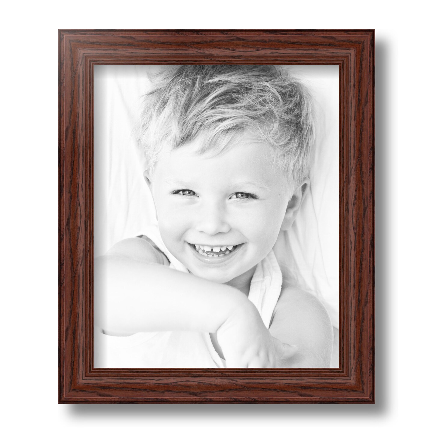 ArtToFrames 8.5x11 Inch Picture Frame, This 1.25 Inch Custom Wood Poster Frame is Available in Multiple Colors, Great for Your Art or Photos - Comes with Regular Glass and Foam Backing 3/16 inch (V-59504-8.5x11)