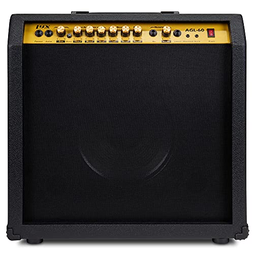 LyxPro Electric Guitar Amp, 60 Watt Portable Amplifier