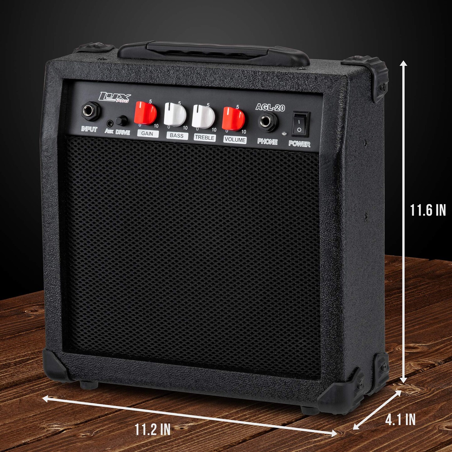 LyxPro Electric Guitar Amp, 20w Portable Mini Amplifier