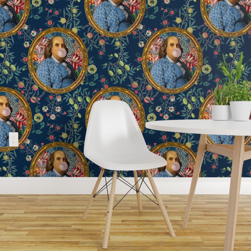 Ben Franklin Fabric Wallpaper and Home Decor  Spoonflower