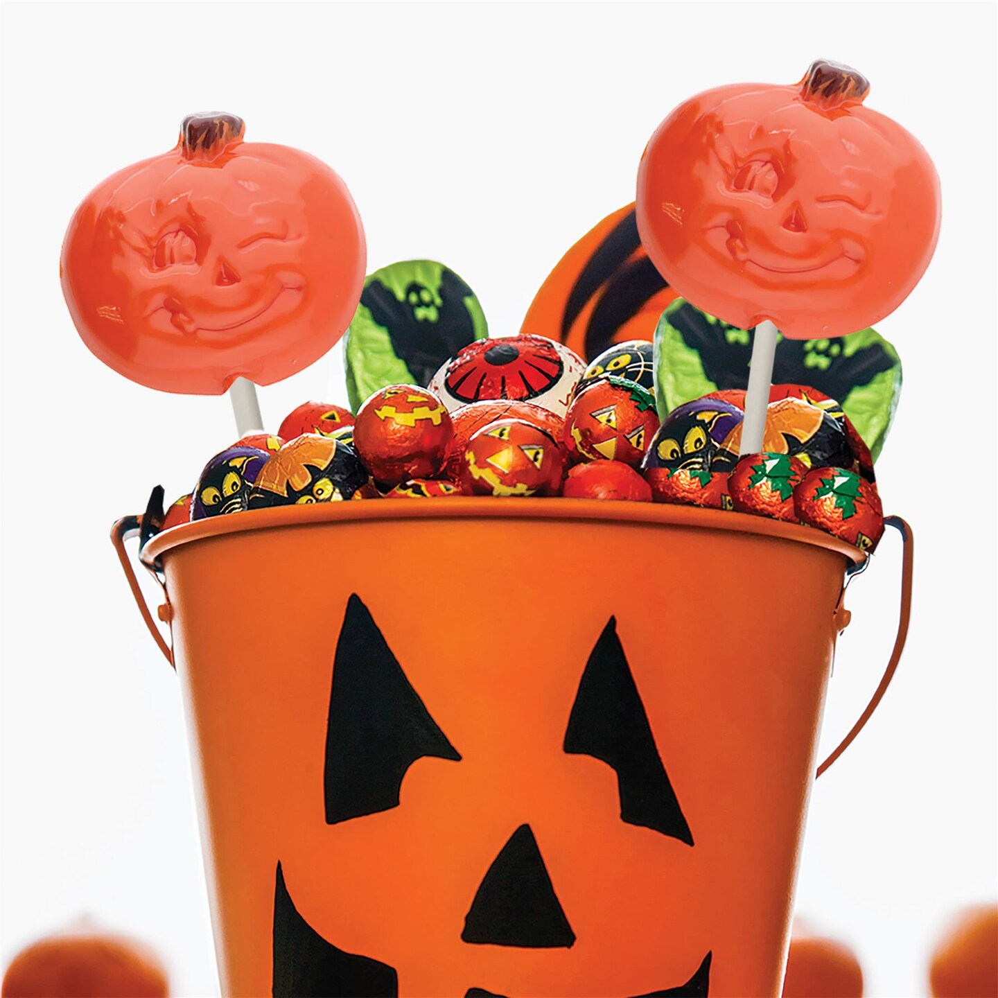 Chocolate Mold Winking Pumpkin Lolly