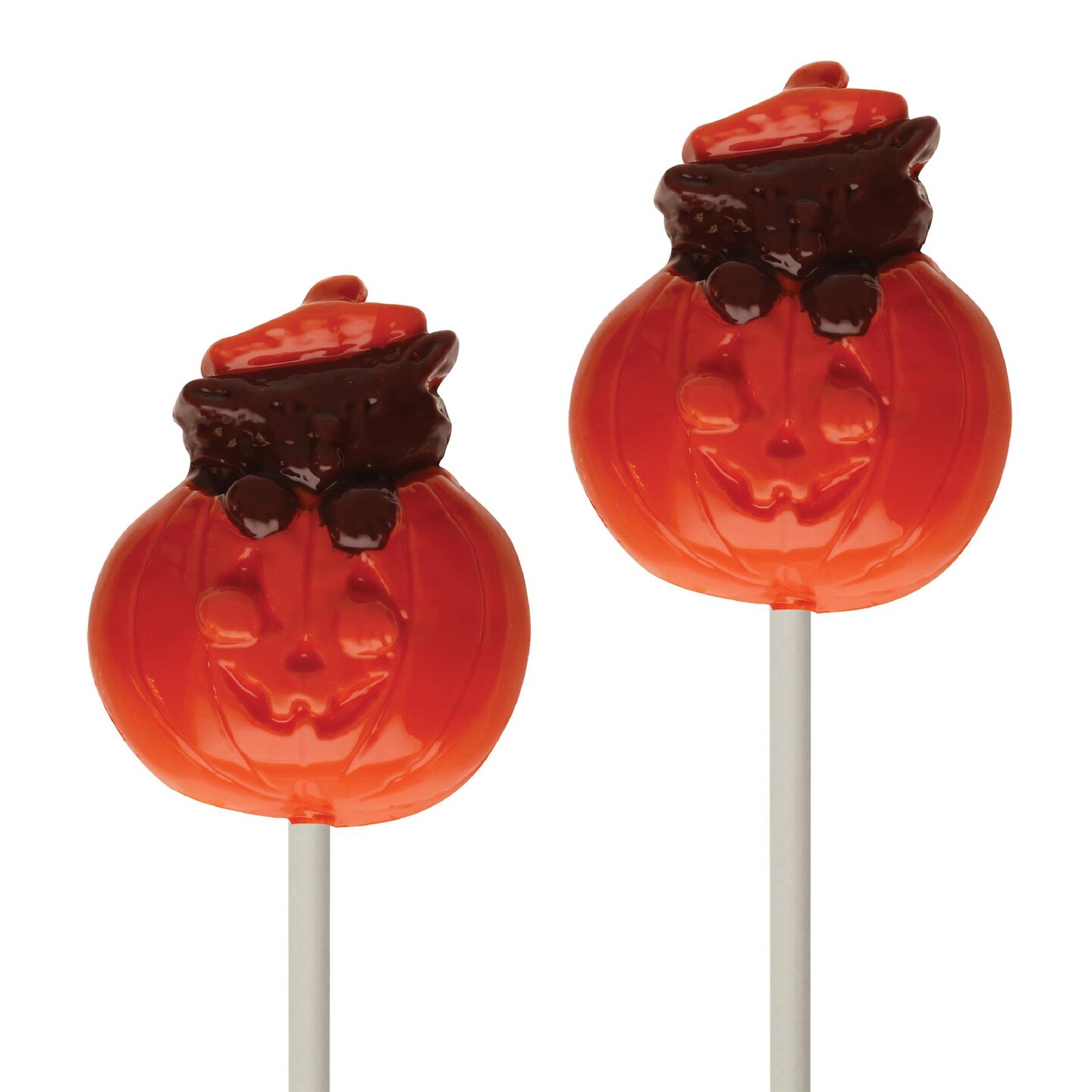 Chocolate Mold Lolly Cat In Jack O Lantern