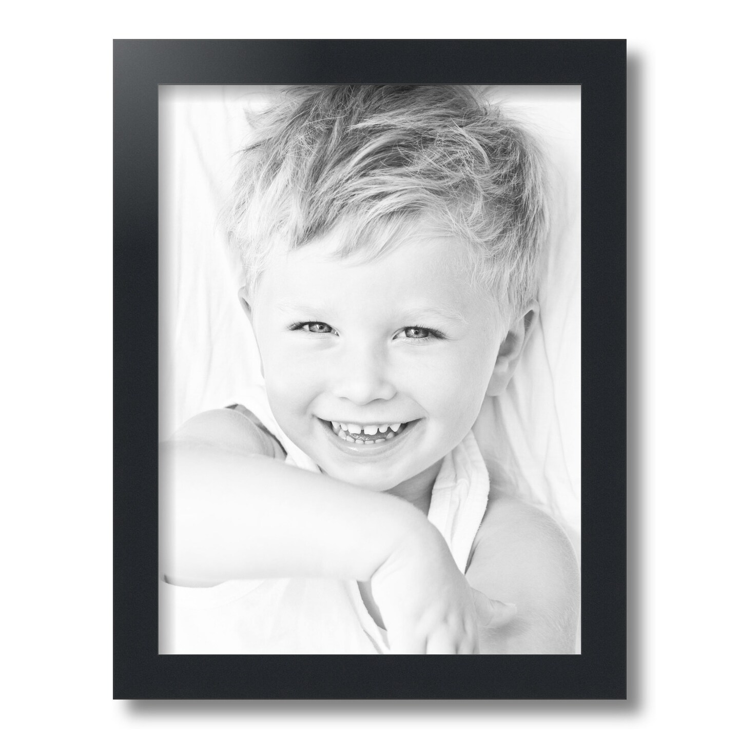 ArtToFrames 12x16 Inch Picture Frame, This 1.25 Inch Custom MDF Poster Frame is Available in Multiple Colors, Great for Your Art or Photos - Comes with Regular Glass and Foam Backing 3/16 inch (V-FRBW26-12x16)