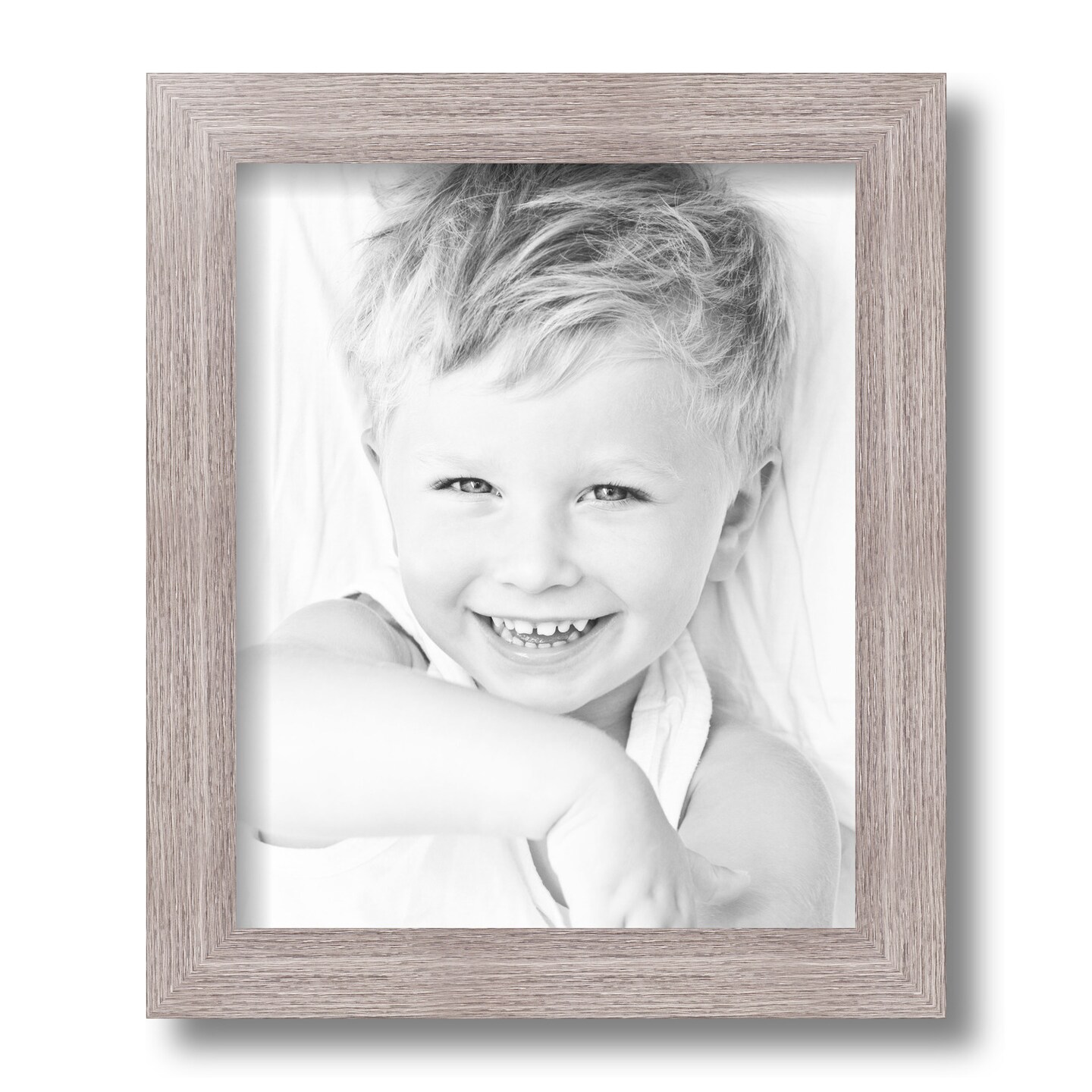 ArtToFrames 8.5x11 Inch Picture Frame, This 1.25 Inch Custom MDF Poster Frame is Available in Multiple Colors, Great for Your Art or Photos - Comes with Regular Glass and  Foam Backing 3/16 inch (V-FRBW26-8.5x11)