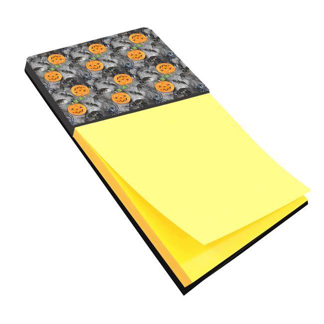 Carolines Treasures BB7525SN Watecolor Halloween Jack-O-Lantern Bats Sticky Note Holder