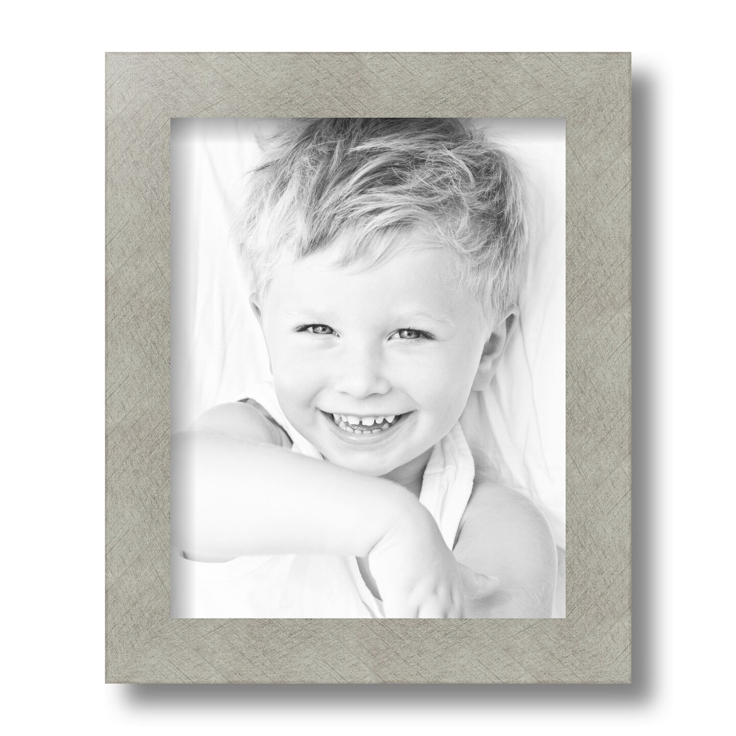 ArtToFrames 8x10 Inch Picture Frame, This 1.25 Inch Custom MDF Poster Frame is Available in Multiple Colors, Great for Your Art or Photos - Comes with Regular Glass and Foam Backing 3/16 inch (V-FRBW26-8x10)