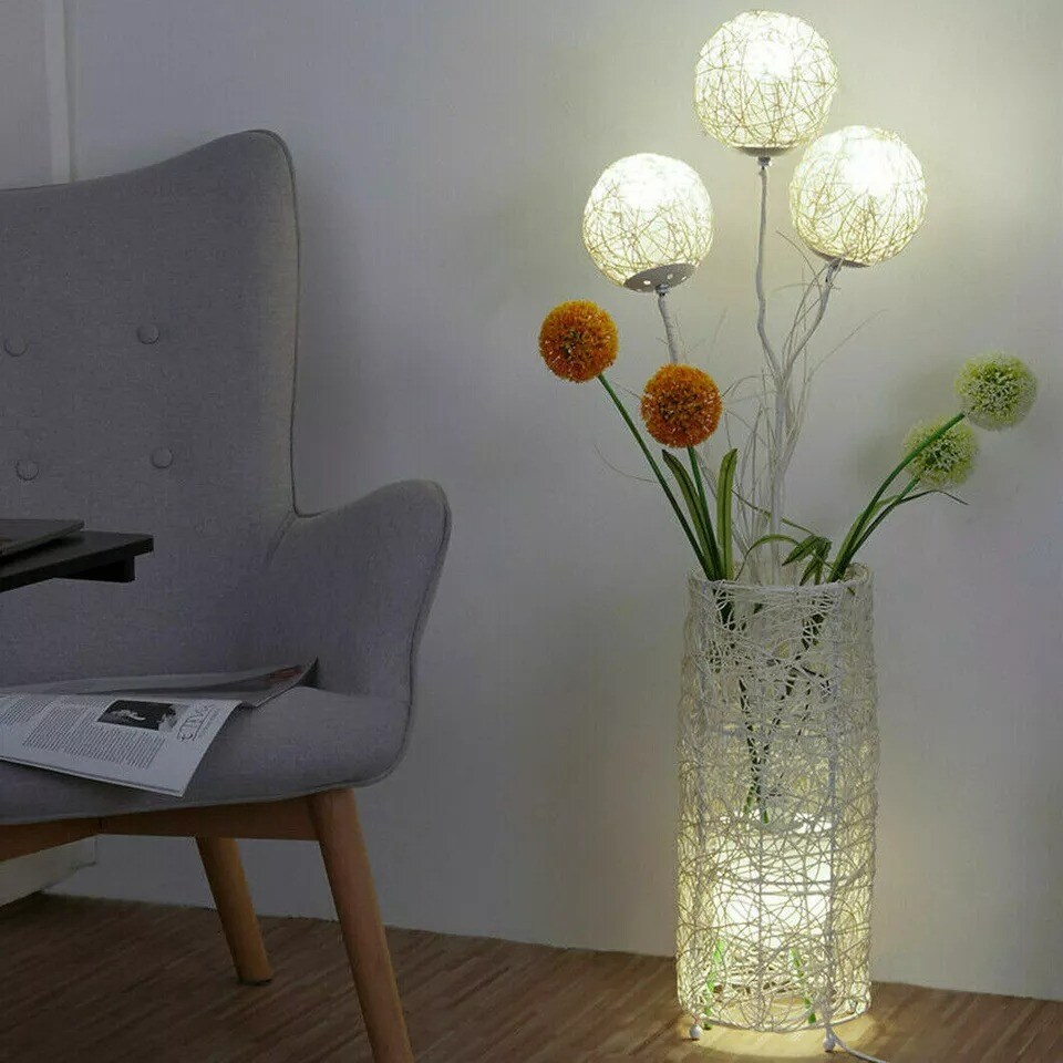 Modern Shelf LED Floor Lamp Decorative Standing Lamp Lounge Light Living/Bedroom