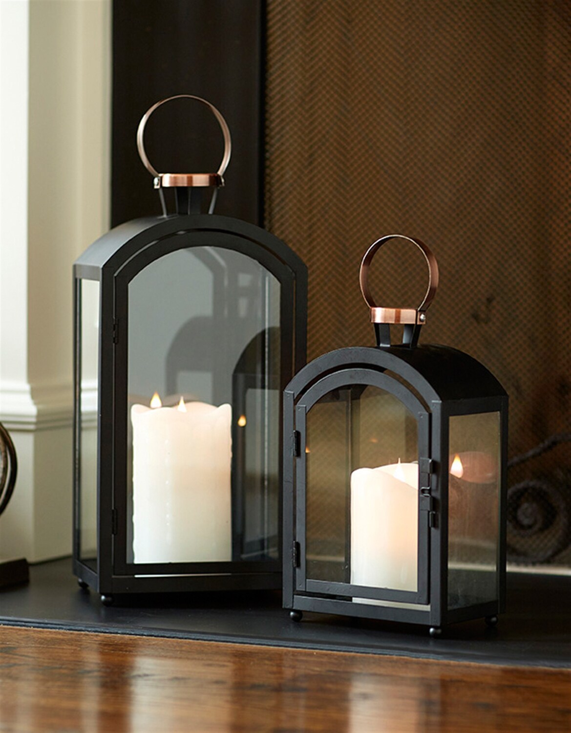 Metal Lantern (Set of 2)