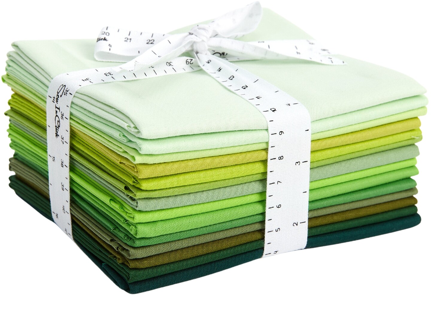 Fat Quarter Bundle -100% Cotton | Pure Solids | Shades of Emerald Greens l Mix Colors | Quilting &#x26; Crafting Soft Fabric |Special Gift Bundle
