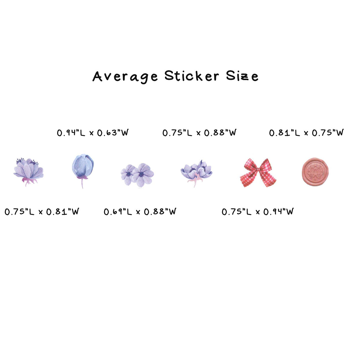 Wrapables 3 Rolls Decorative Washi Tape Stickers for Scrapbooking, Stationery, Diary, Card Making (300 pcs)