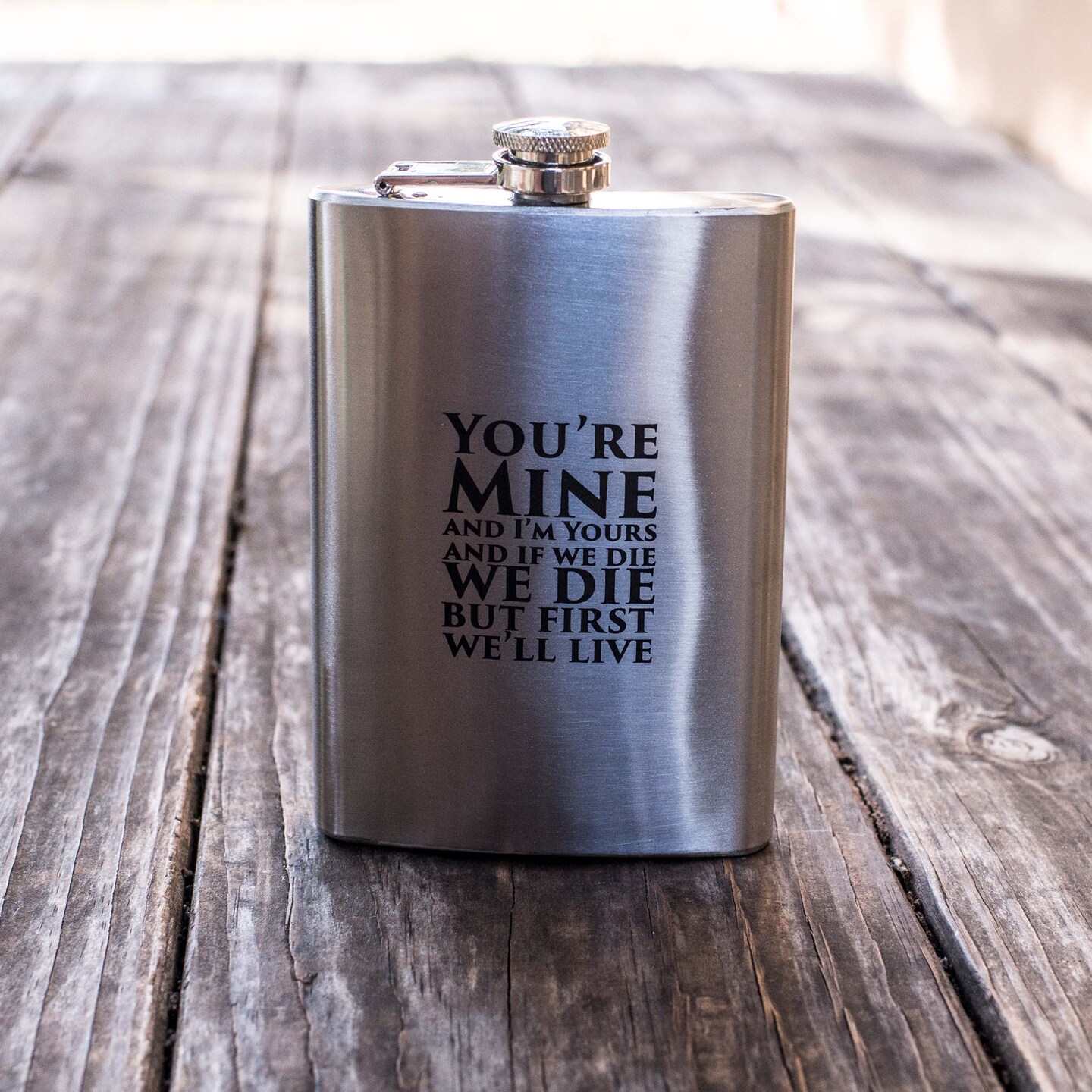 8oz You&#x27;re Mine Stainless Steel Flask