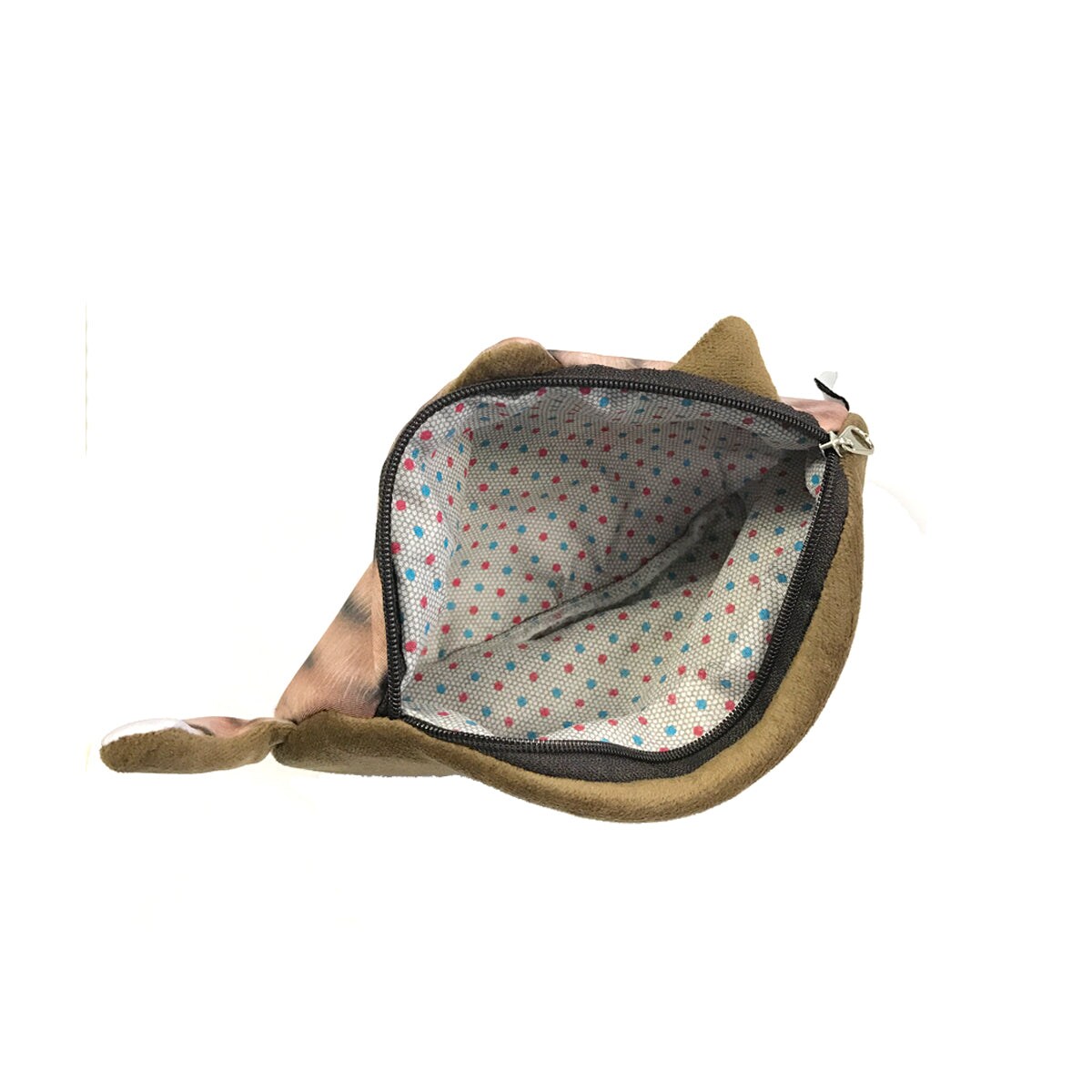 Wrapables Cat Face Cosmetic Pouch Pencil Case (Set of 2)