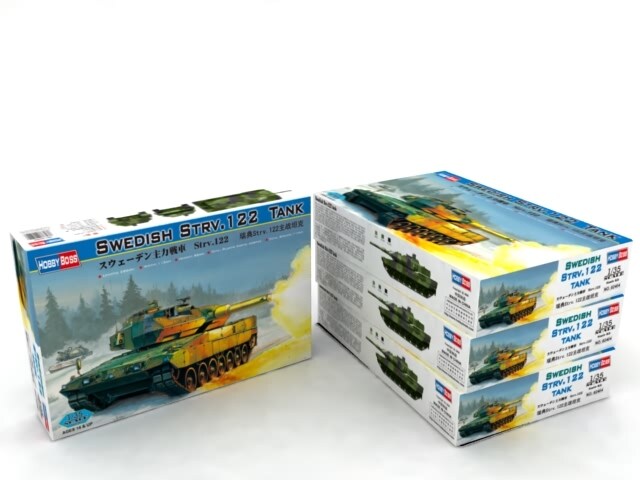HobbyBoss  1/35 SWEDISH STRV. 122   TANK Plastic Model