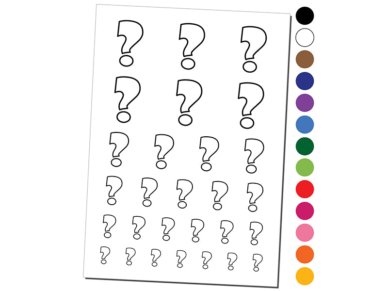 Printable Question Mark Template