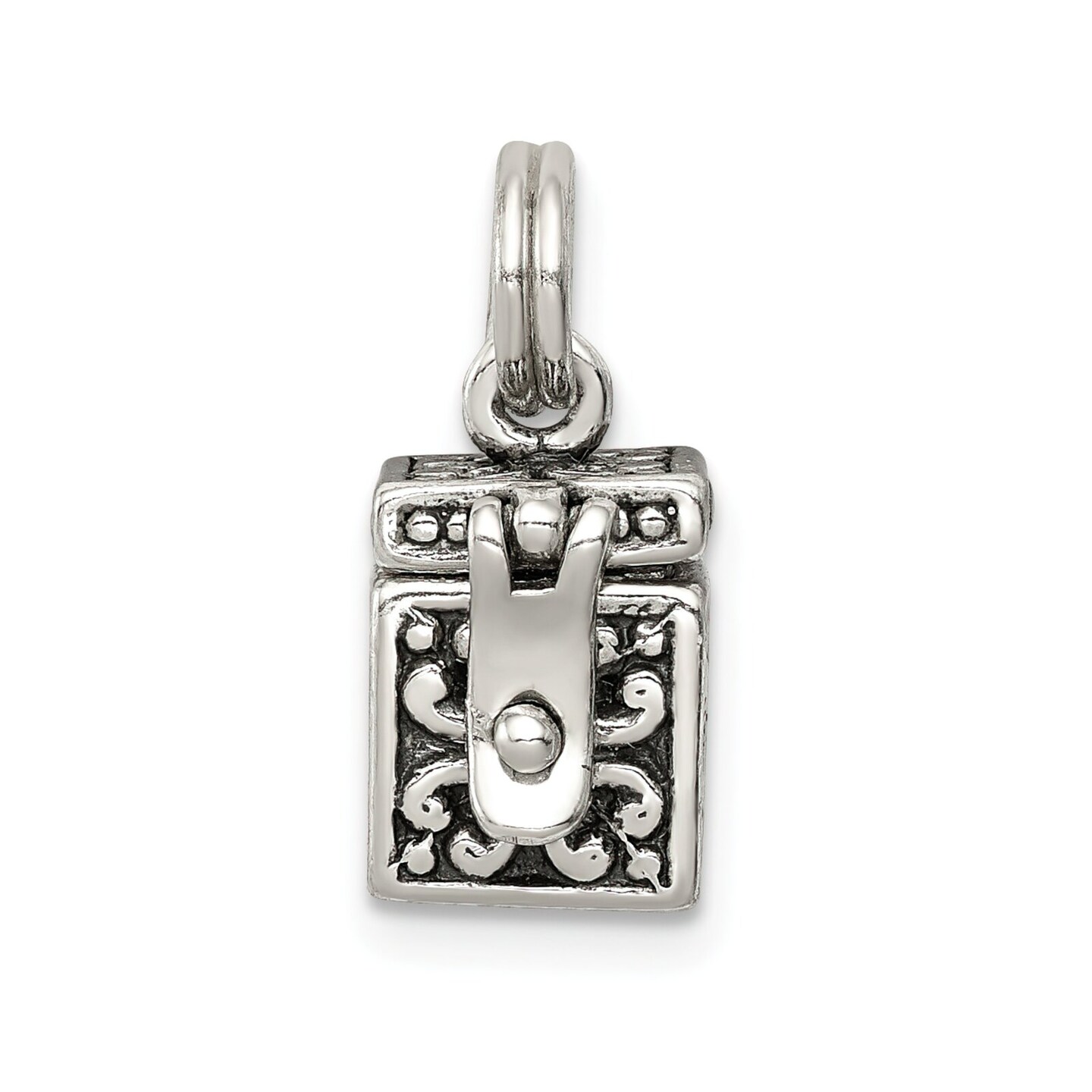 Sterling Silver Angel Charm Jewerly 13mm x 10mm