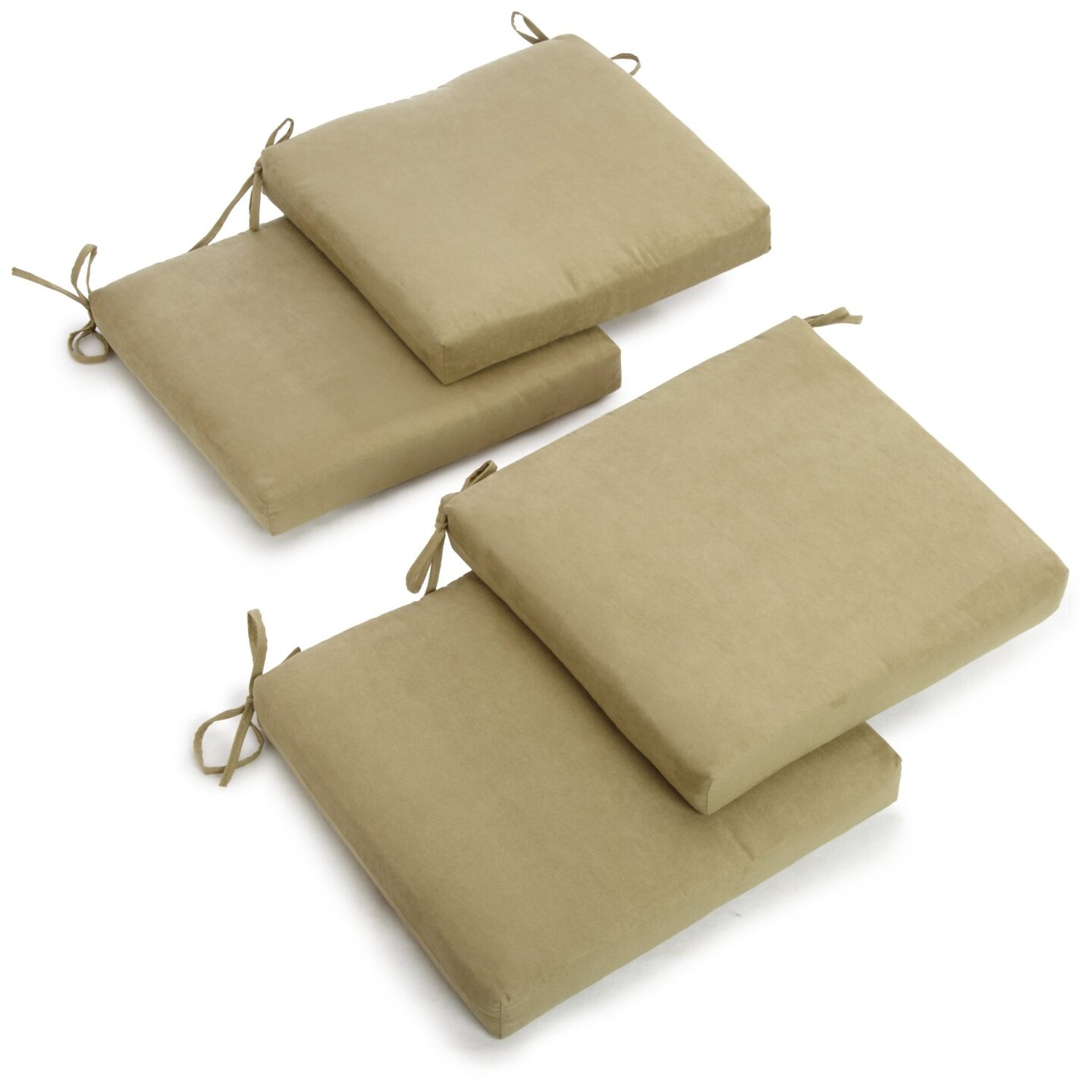 Set of four outdoor chair cushions hot sale