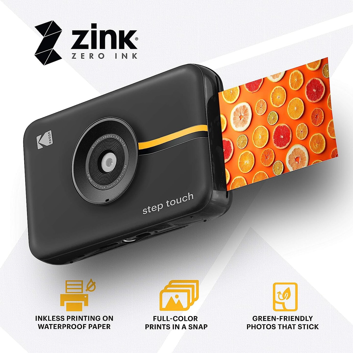 Kodak Step Touch 13MP Digital Instant Print Camera with 3.5" LCD Touchscreen, ZINK Technology & 1080p HD Video