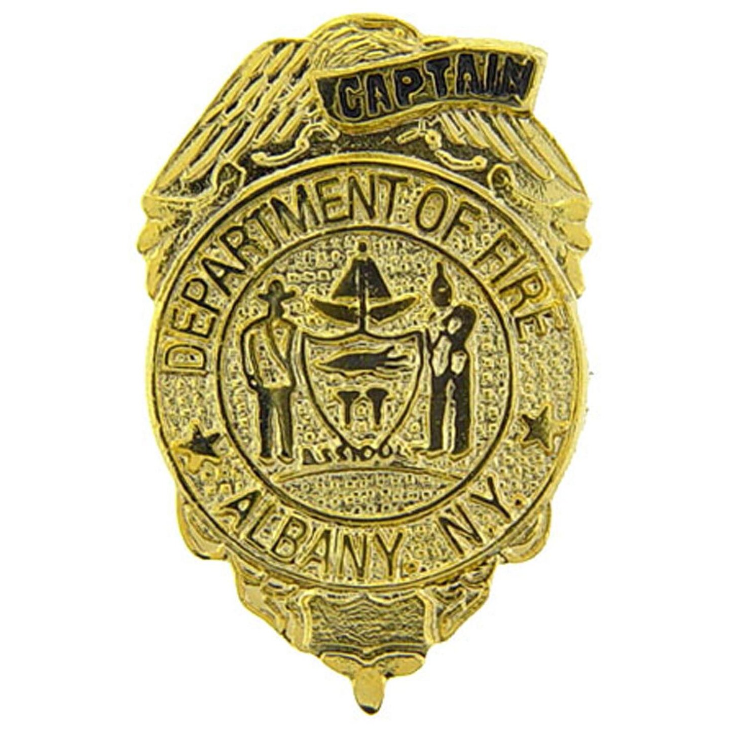 Albany New York Fire Department Captain Pin 1